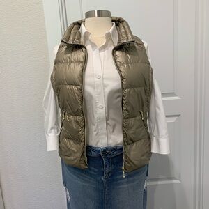 Women's Bronze Puffer Vest